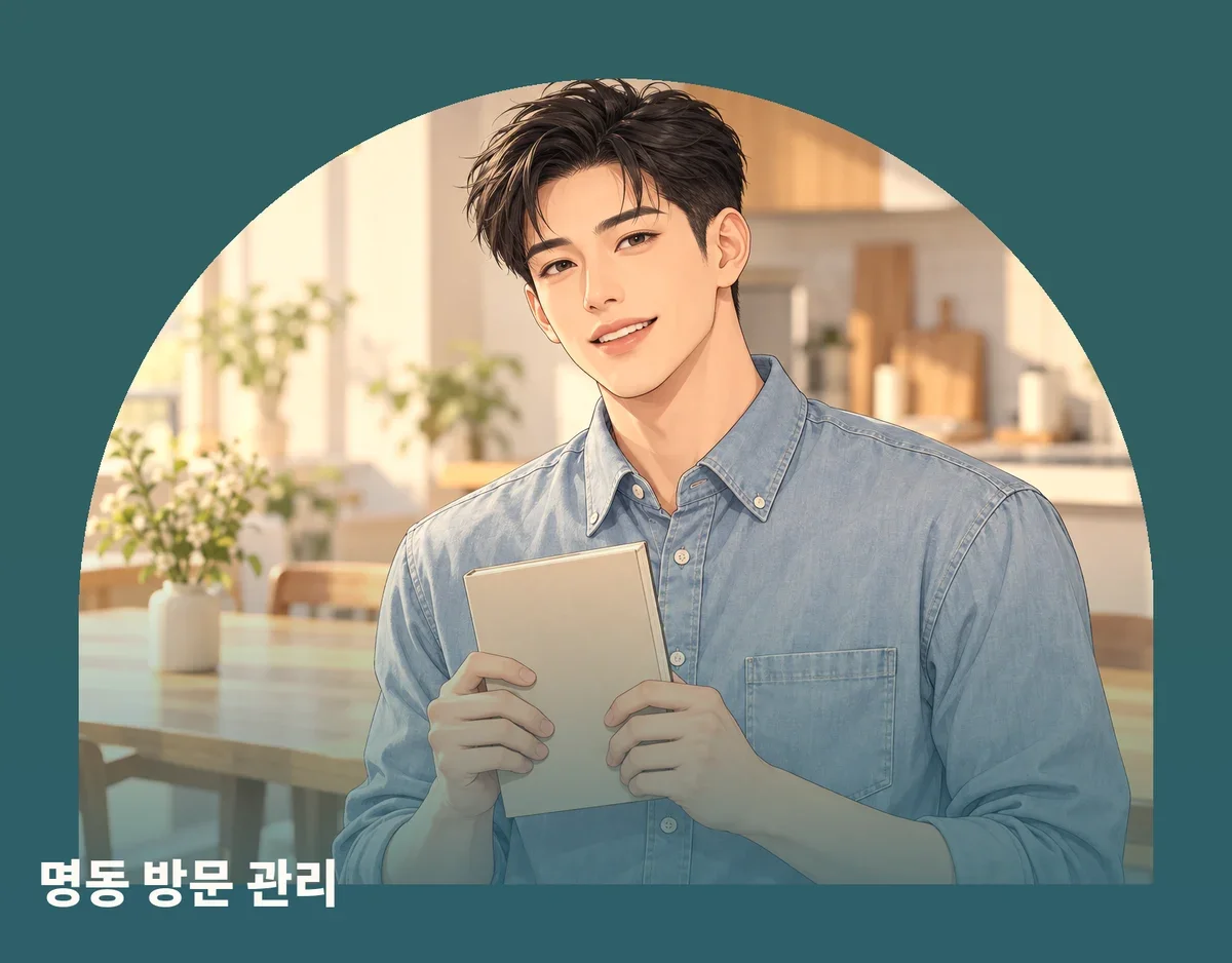 명동 방문 관리