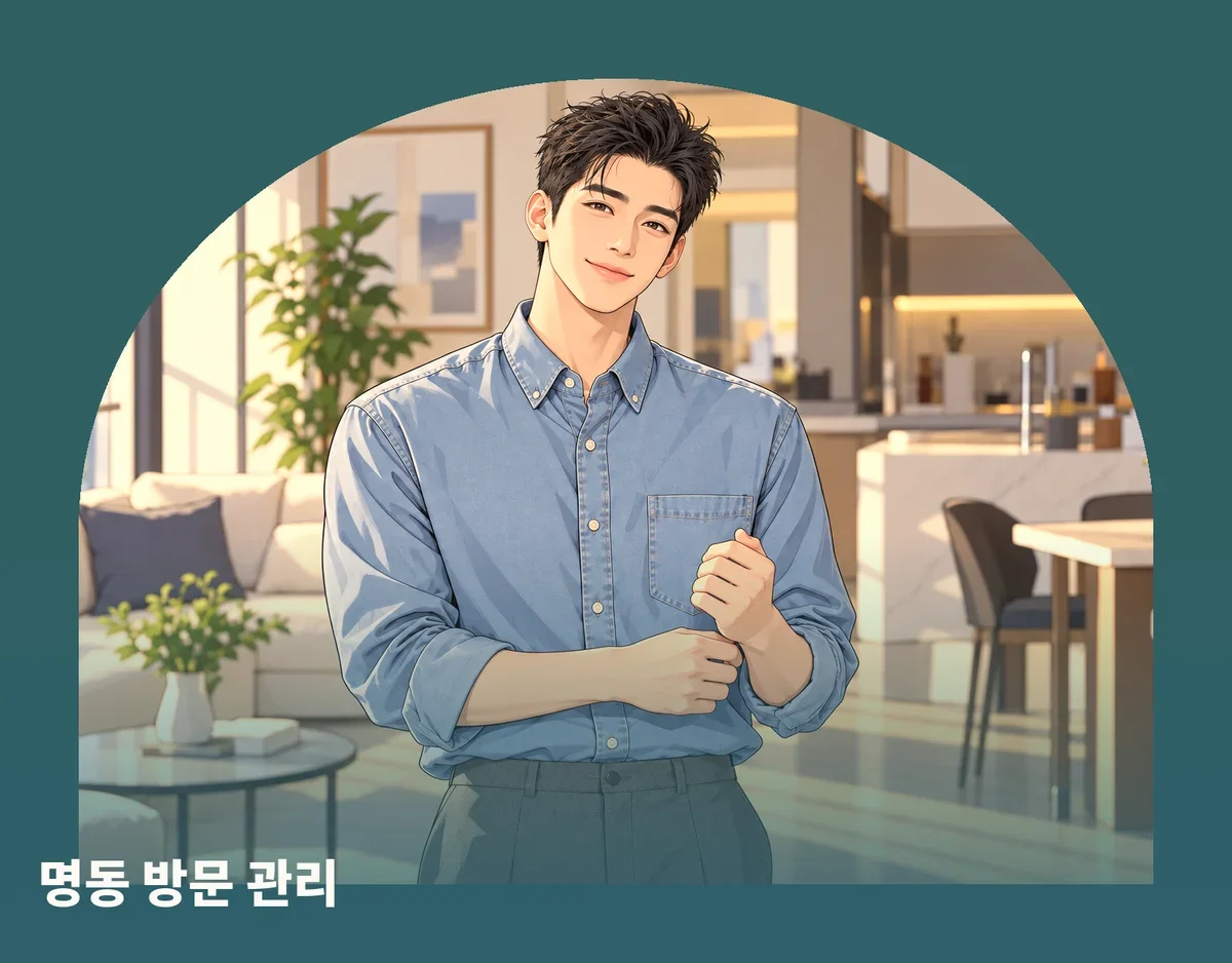 명동 방문 관리